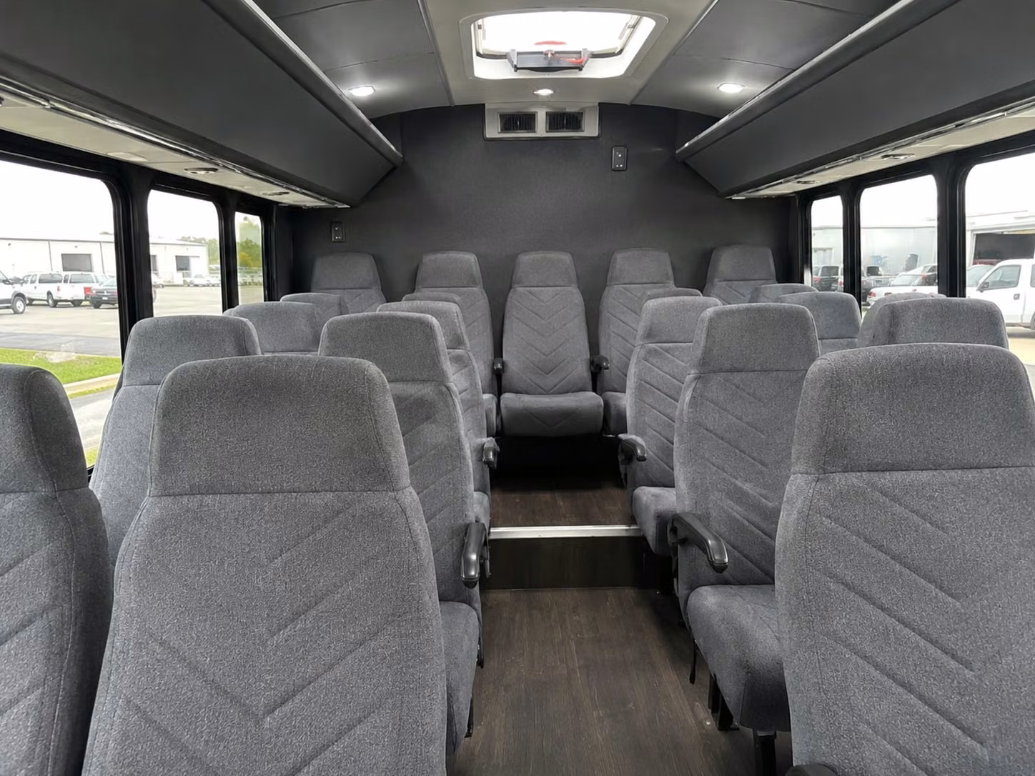 18 passenger minibus interior