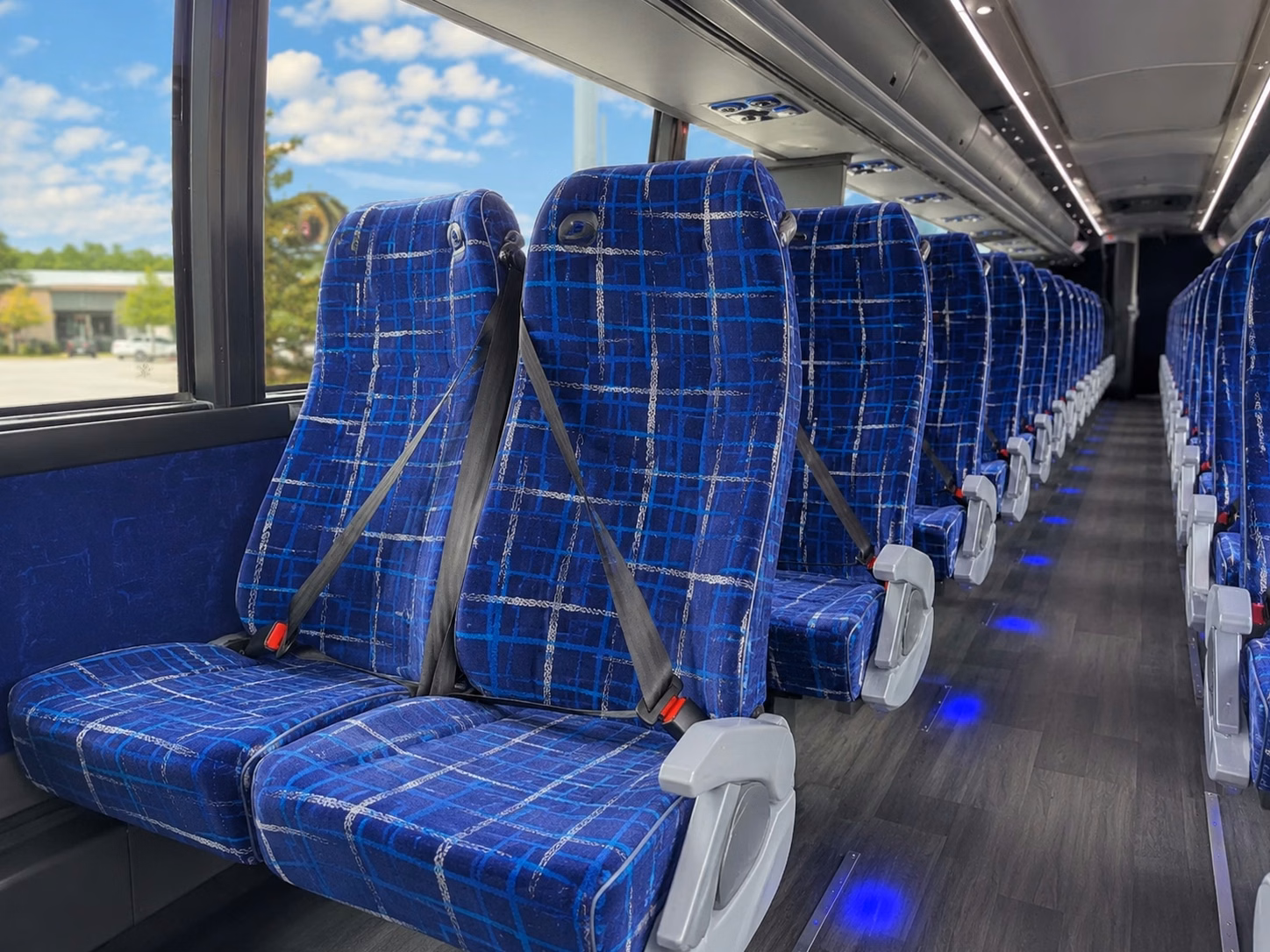 broken arrow charter bus interior