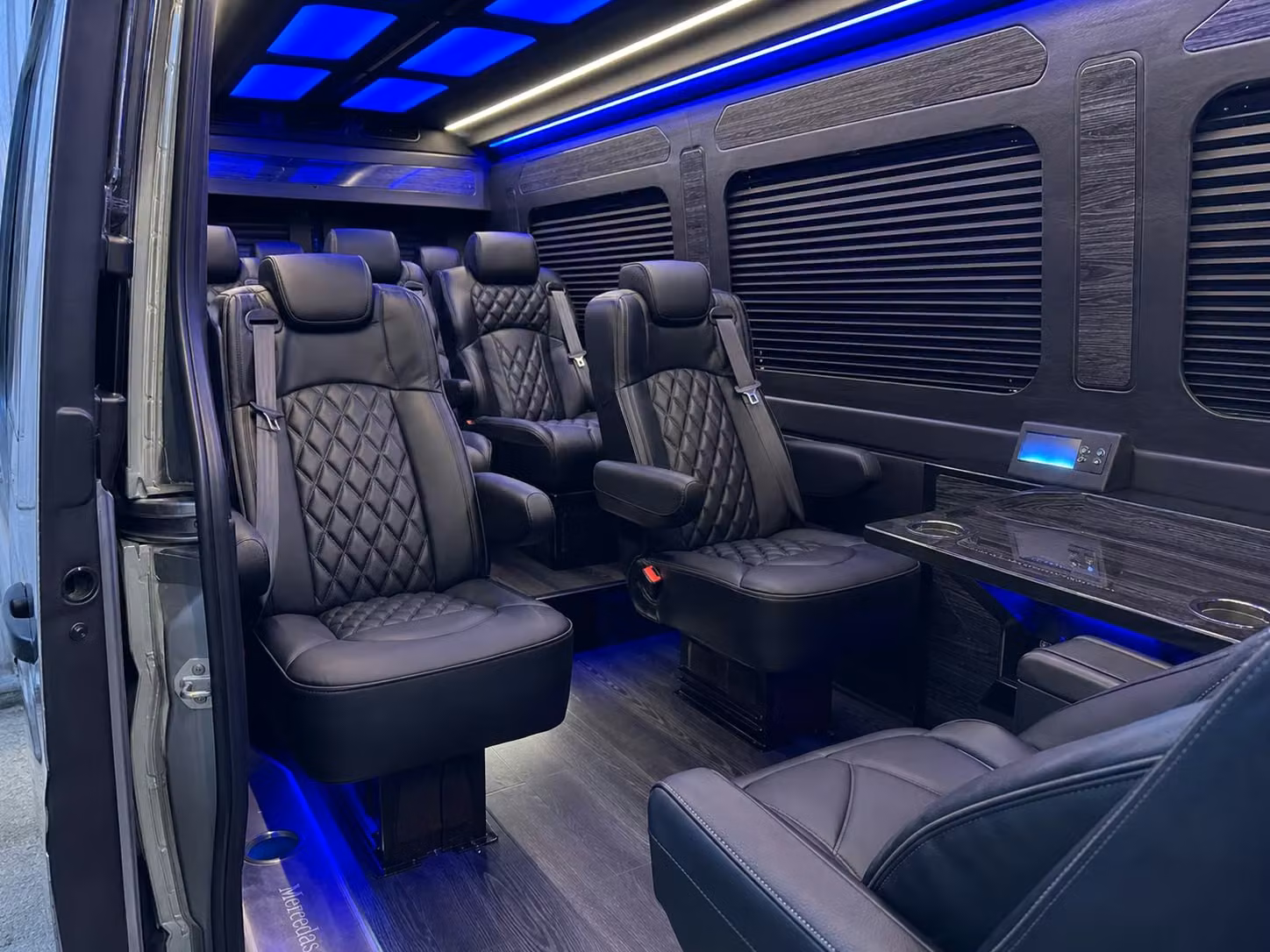 sprinter van transportation for groups and events across broken arrow